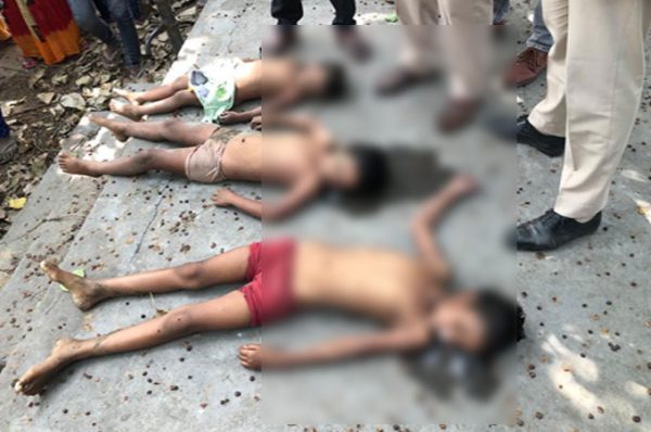 ਟੋਭੇ ‘ਚ ਪੰਜ ਬੱਚੇ ਡੁੱਬੇ, ਤਿੰਨ ਦੀਆਂ ਲਾਸ਼ਾਂ ਬਰਾਮਦ – ਦੋ ਦੀ ਭਾਲ ਜਾਰੀ