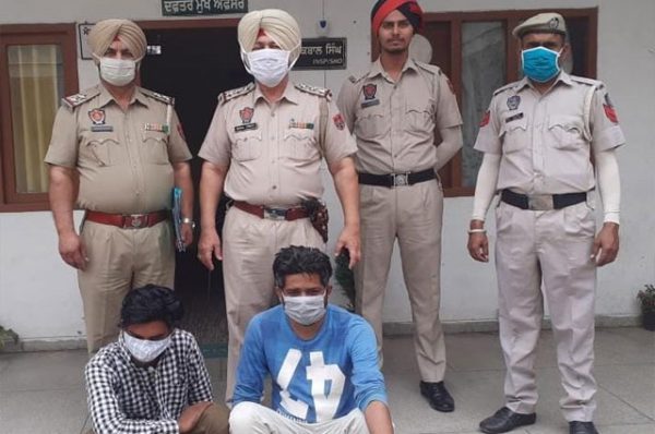 ਗੜ੍ਹਸ਼ੰਕਰ ਪੁਲਿਸ ਵਲੋਂ ਹੈਰੋਇਨ ਸਮੇਤ ਦੋ ਕਾਬੂ