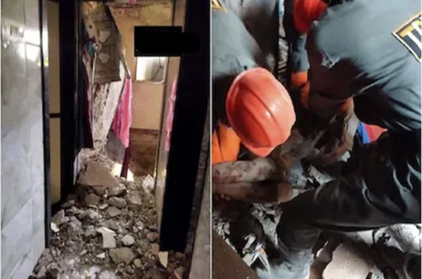 ਠਾਣੇ ‘ਚ ਇਮਾਰਤ ਡਿੱਗਣ ਕਾਰਨ ਬੱਚੇ ਸਮੇਤ 4 ਦੀ ਮੌਤ