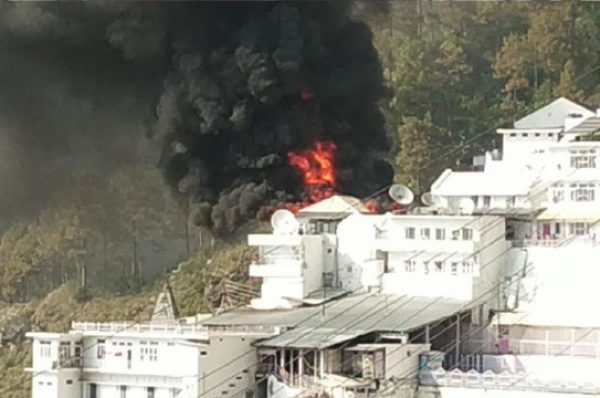 ਵੈਸ਼ਨੋ ਦੇਵੀ ਭਵਨ ਵਿਖੇ ਲੱਗੀ ਭਾਰੀ ਅੱਗ