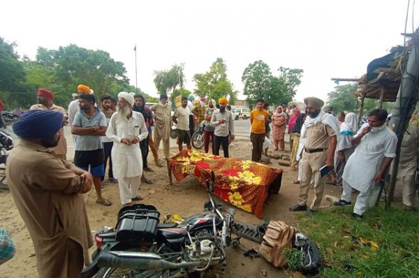 ਬੋਲੈਰੋ ਅਤੇ ਮੋਟਰਸਾਈਕਲ ਦੀ ਟੱਕਰ ਵਿਚ ਪੁਲਿਸ ਮੁਲਾਜ਼ਮ ਦੀ ਮੌਤ