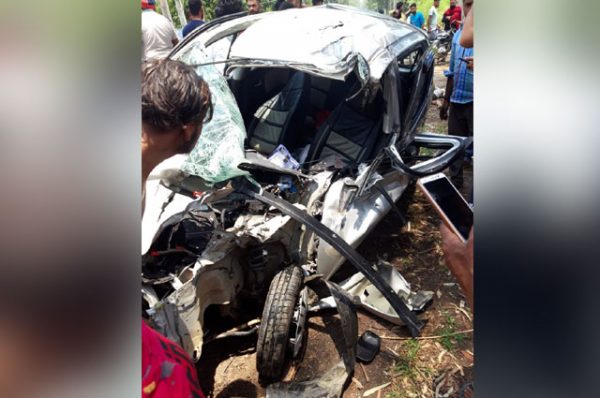 ਦਰਦਨਾਕ ਹਾਦਸੇ ਵਿਚ 6 ਮਹੀਨੇ ਦੀ ਬੱਚੀ ਸਮੇਤ ਦੋ ਮੌਤਾਂ, ਪਤੀ-ਪਤਨੀ ਗੰਭੀਰ ਜ਼ਖਮੀ