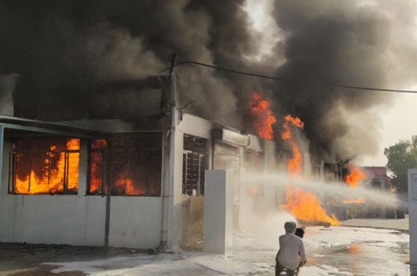 ਕੈਮੀਕਲ ਫ਼ੈਕਟਰੀ ‘ਚ ਲੱਗੀ ਭਿਆਨਕ ਅੱਗ