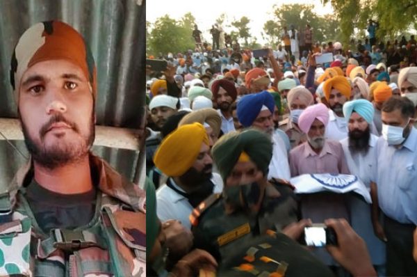 ਪਿੰਡ ਢਿੱਲਵਾਂ ‘ਚ ਕੀਤਾ ਗਿਆ ਸ਼ਹੀਦ ਜਸਮਨ ਸਿੰਘ ਦਾ ਅੰਤਿਮ ਸੰਸਕਾਰ