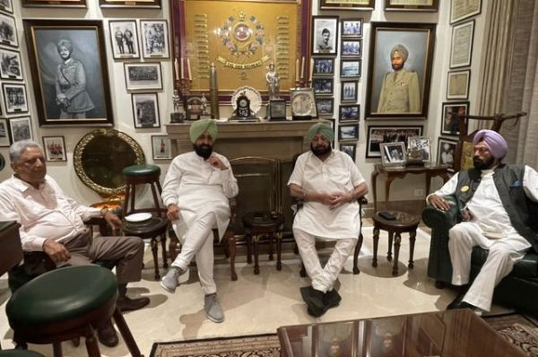 ਬਾਜਵਾ, ਸੋਢੀ, ਰਾਣਾ ਕੇ.ਪੀ. ਸਿੰਘ ਤੇ ਕੈਪਟਨ ਵਿਚਕਾਰ ਮੁਲਾਕਾਤ