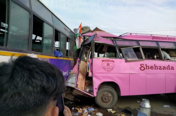 ਮੋਗਾ ਨੇੜੇ ਦੋ ਬੱਸਾਂ ਆਪਸ ‘ਚ ਟਕਰਾਈਆਂ, ਦਰਜਨਾਂ ਸਵਾਰੀਆਂ ਜ਼ਖ਼ਮੀ, ਸਿੱਧੂ ਦੇ ਤਾਜਪੋਸ਼ੀ ਸਮਾਗਮ ਲਈ ਜਾ ਰਹੀ ਬੱਸ ਨਾਲ ਵਾਪਰਿਆ ਹੈ ਇਹ ਹਾਦਸਾ