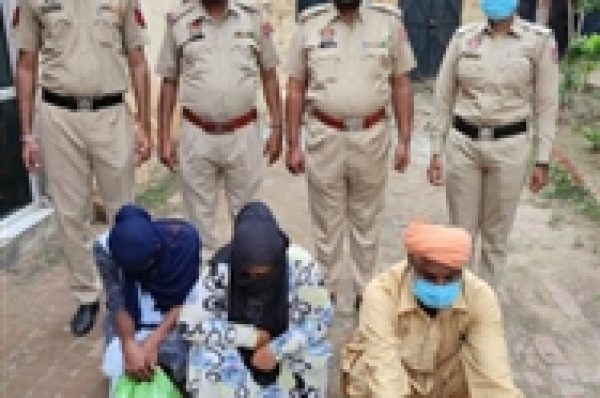 800 ਗ੍ਰਾਮ ਹੈਰੋਇਨ ਤੇ 80,000 ਰੁਪਏ ਡਰੱਗ ਮਨੀ ਸਣੇ ਤਿੰਨ ਕਾਬੂ