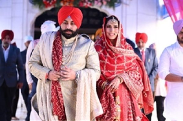 ਵਿਆਹ ਦੇ ਬੰਧਨ ‘ਚ ਬੱਝੇ ਹਰਜੋਤ ਬੈਂਸ ਤੇ ਜੋਤੀ ਯਾਦਵ; ਗੁਰਦੁਆਰਾ ਸ੍ਰੀ ਬਿਭੌਰ ਸਾਹਿਬ ਵਿਖੇ ਹੋਏ ਅਨੰਦ ਕਾਰਜ; ਦੇਖੋ ਤਸਵੀਰਾਂ