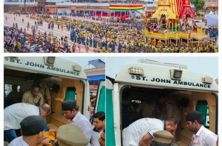 ਪੁਰੀ ਰਥਯਾਤਰਾ ਦੌਰਾਨ ਭਗਦੜ, 40 ਤੋਂ ਵੱਧ ਸ਼ਰਧਾਲੂ ਬੇਹੋਸ਼ – ਰਥ ਖਿੱਚਣ ਦੀ ਪ੍ਰਕਿਰਿਆ ਰੋਕੀ ਗਈ, ਹੁਣ ਕੱਲ੍ਹ ਹੋਵੇਗੀ ਯਾਤਰਾ ਜਾਰੀ