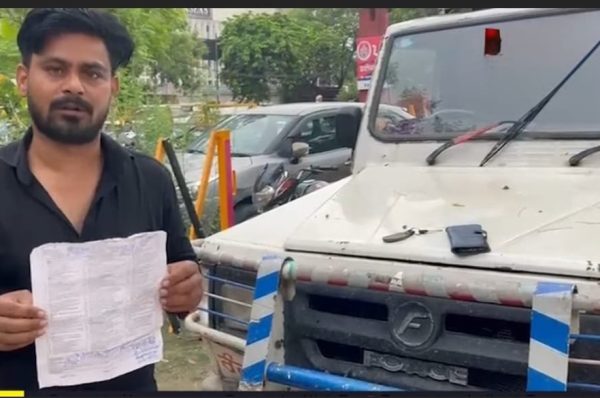 ਜਲੰਧਰ ’ਚ ਹੈਰਾਨੀਜਨਕ ਮਾਮਲਾ — ਕਾਰ ਚਲਾ ਰਹੇ ਵਿਅਕਤੀ ਦਾ ਪੁਲਿਸ ਵਲੋਂ ਕੱਟਿਆ ਹੈਲਮੈਟ ਦਾ ਚਾਲਾਨ