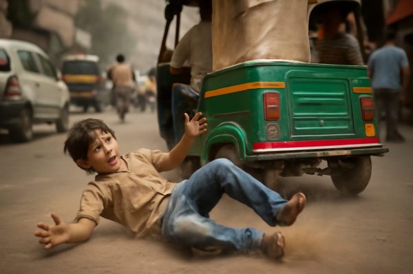 ਸਦਾਮਾ ਵਿਹਾਰ ‘ਚ ਦੁਰਘਟਨਾ : ਟੈਂਪੋ ਦੇ ਪਿੱਛੇ ਲਟਕਦੇ ਨਾਬਾਲਿਗ ਬੱਚੇ ਦੀ ਮੌਤ